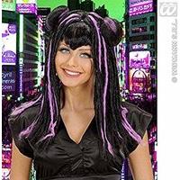 Mitsuko In Polybag - (red/purple/blue/grn) Wig For Hair Accessory Fancy Dress