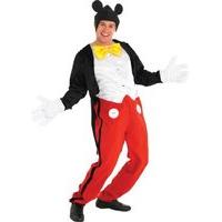 mickey mouse deluxe fancy dress costume disney adult size standard