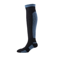 Midweight Knee Length Sock - Black