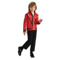Michael Jackson Red Thriller Jacket - Child Red Medium