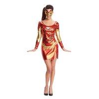 Miss Iron Man Pepper Potts Dress Size Extra Small Size 6 - 8