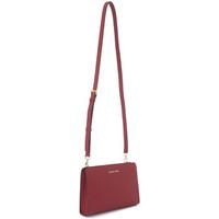 MICHAEL Michael Kors Michael Kors LG pochette in red cherry saffiano leather with sho women\'s Shoulder Bag in red