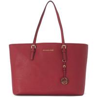 MICHAEL Michael Kors Michael Kors Jet Set Travel shopping bag in red cherry saffiano women\'s Shoulder Bag in red