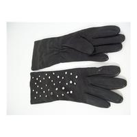 Michael Korrs Black Leather Gloves