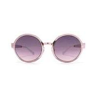 miss kg metal round sunglasses