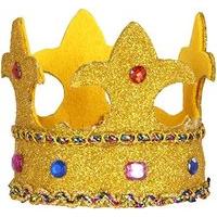 Mini Glitter Crowns Withgems Accessory For Fancy Dress
