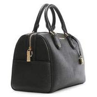 Michael Kors Black Leather Duffle Bag