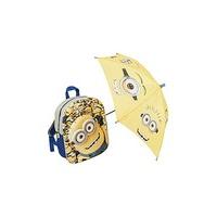 minions backpack and umbrella