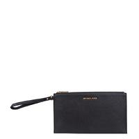 michael kors clutches mercer large zip clutch black