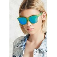 mirrored square sunglasses