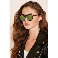 mirrored round sunglasses