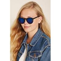 mirrored round sunglasses