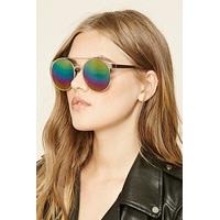 mirrored round sunglasses