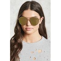 Mirrored Aviator Sunglasses