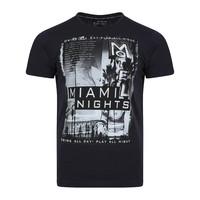 Miami Nights T-Shirt in Navy - Dissident