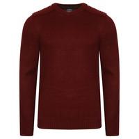Minos Knitted Jumper in Oxblood  Kensington Eastside
