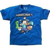 Minecraft New Run Away Royal Blue T Shirt
