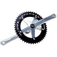 miche primato advanced track chainset silver mix 165mm