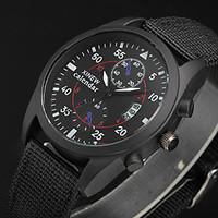 military watches canvas band men quartz watch luxury brand xinew quart ...