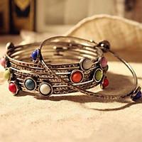 MISSING U Bohemian Style Alloy / Resin Bracelet Chain Link Bracelets Daily 1pc
