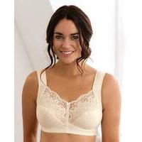 miss mary cotton non wired bra champagne