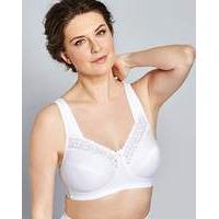 Miss Mary Non Wired Firm Support Bra Wht