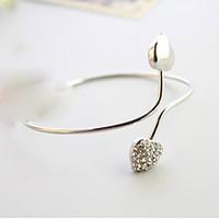 MISSING U Cute / Party Alloy / Rhinestone Cuff Bracelet