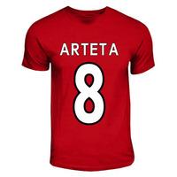 mikel arteta arsenal hero t shirt red