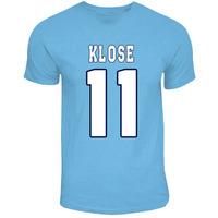 miroslav klose lazio hero t shirt sky blue