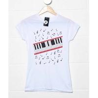 Michael Jackson Womens T Shirt- Beat It Piano