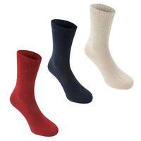 Miss Fiori 3 Pack Knitted Ankle Socks Ladies