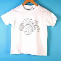 Mighty Monster Truck Mindfun T-Shirt