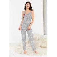 MINKPINK Stay Home Grey Playsuit, ASSORTED