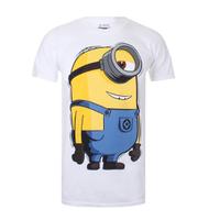 Minions Men\'s Large Stuart T-Shirt - White - S