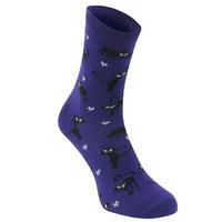 Miss Fiori F Cat Dres Sock Ld61