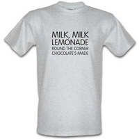 milk milk lemonade round the corner chocolates made male t shirt