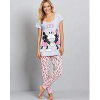 minnie and mickey mouse pyjama set