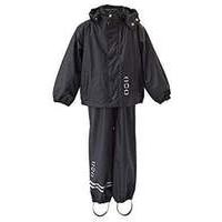 mikk-line Baby Rainwear- Black 6-9 Months