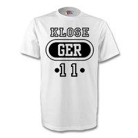 miroslav klose germany ger t shirt white