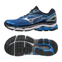 Mizuno Wave Inspire 13 Mens Running Shoes - Blue/Black, 10 UK