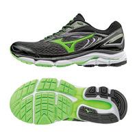 Mizuno Wave Inspire 13 Mens Running Shoes - Green/Black, 12 UK