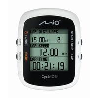 mio cyclo 105 h gps cycle computer white