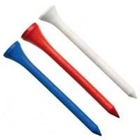 Mixed Colour Golf Wooden Tees 69mm (20pk)