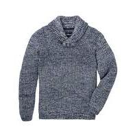 Mish Mash Shawl Collar Pilot Jumper