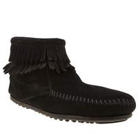 Minnetonka Double Fringed Side Zip