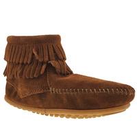 Minnetonka Double Fringed Side Zip