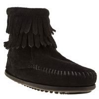 Minnetonka Double Fringed Side Zip