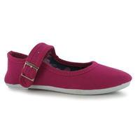 Miss Fiori Canvas Mary Jane Girl Shoes