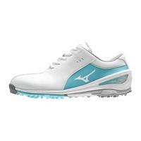 Mizuno Nextlite SL Ladies Golf Shoes - White / Sax UK 4.5 Standard