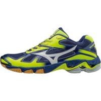 Mizuno Wave Bolt 5 twilight blue/white/safety yellow